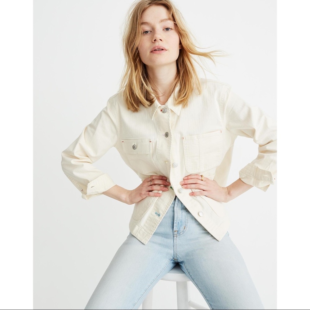 NWT Madewell Cropped Chore Jacket